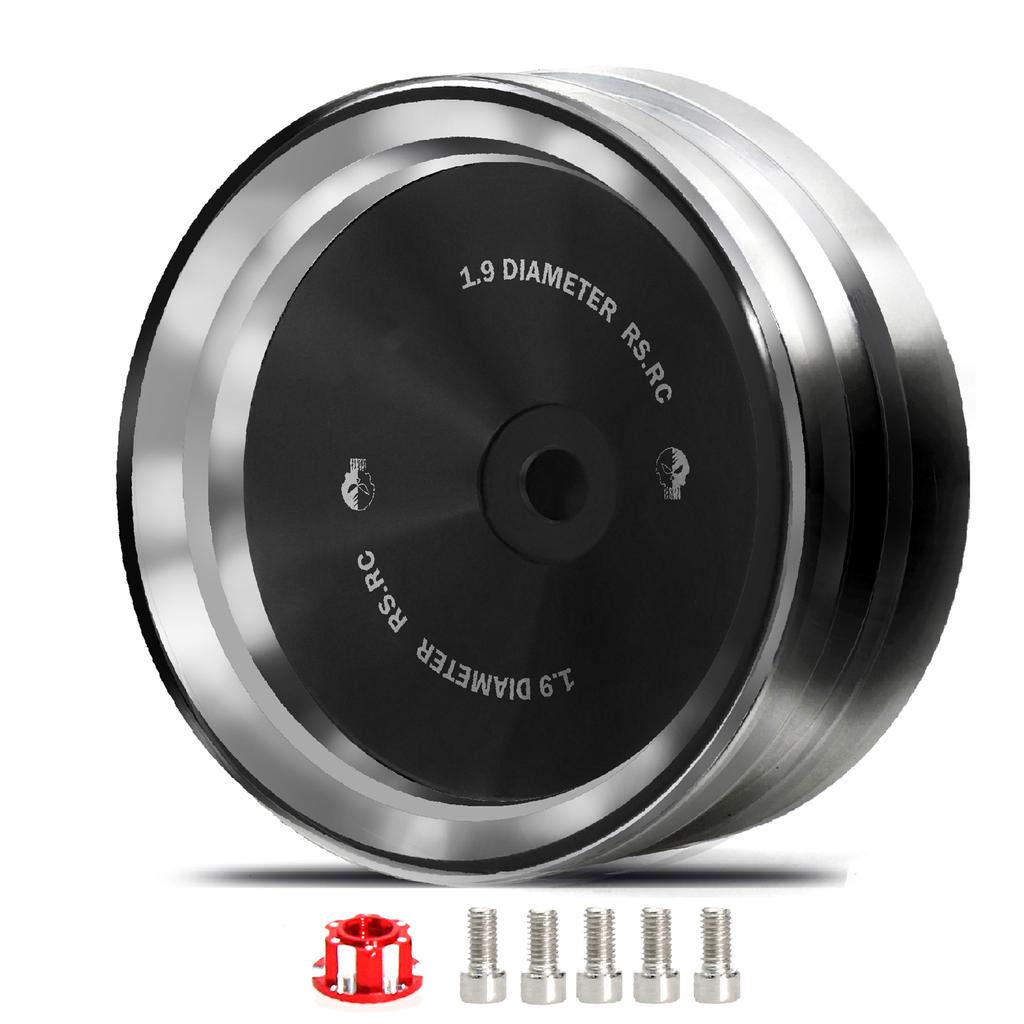 4 шт. Ступица колесного диска 1,9 дюйма Металлическая ступица Замена для Axial SCX10 Имитация внедорожника Запирающая шина