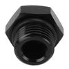 Заглушка-адаптер Штуцер Наружный Шестигранник Сталь Универсальный 4000PSI Черный для Транспортного средстваAN6