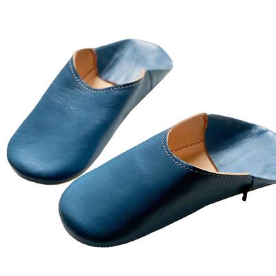 Простые бабши светло-темно-синие [dear Morocco] Сумка, (18,0 см)