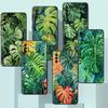 Tropical Plant Painting Phone Case For iPhone Samsung Galaxy Redmi Xiaomi Oppo OnePlus Note S A 7 8 9 10 11 12 13 14 20 21 22 23 53 54 Pro Max Ultra