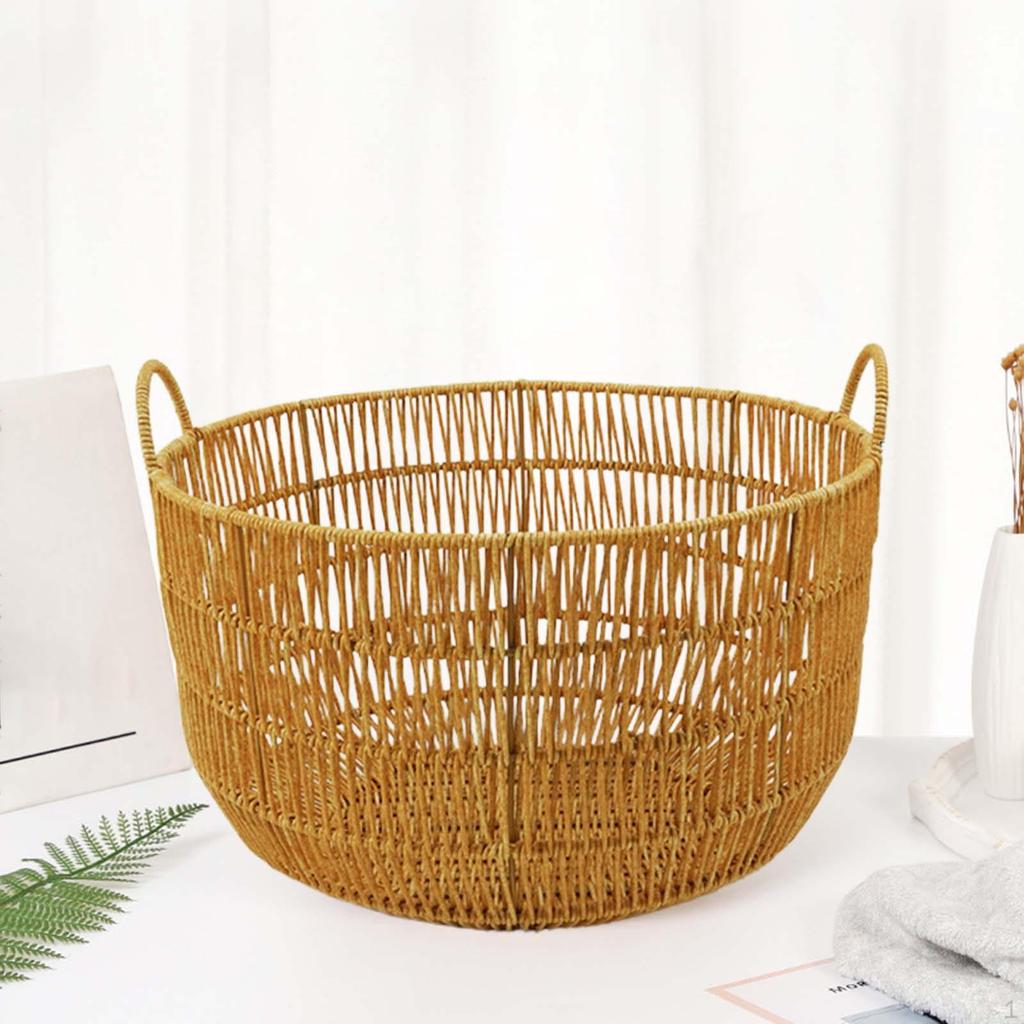 Корзина из искусственного ротанга, корзина для хранения игрушек, одежда для стирки