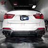 BMW X6 F16 Диффузор заднего бампера из углеродного волокна 3D стиль Комплект губ
