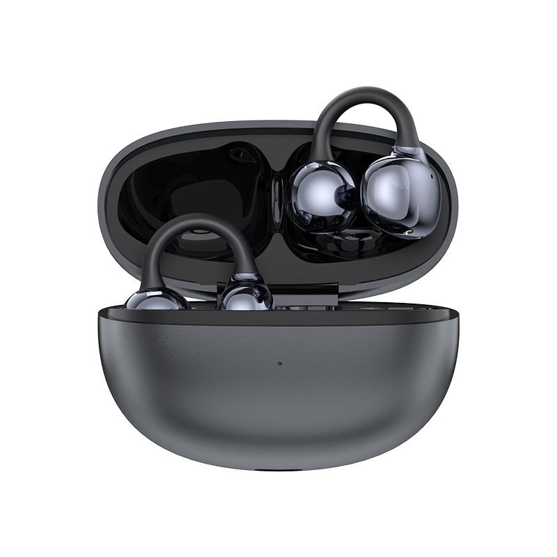 S6 Ultra Clip-On Bluetooth Earbuds: Non-In-Ear Design, Long Battery Life, Compatible with Huawei Devices