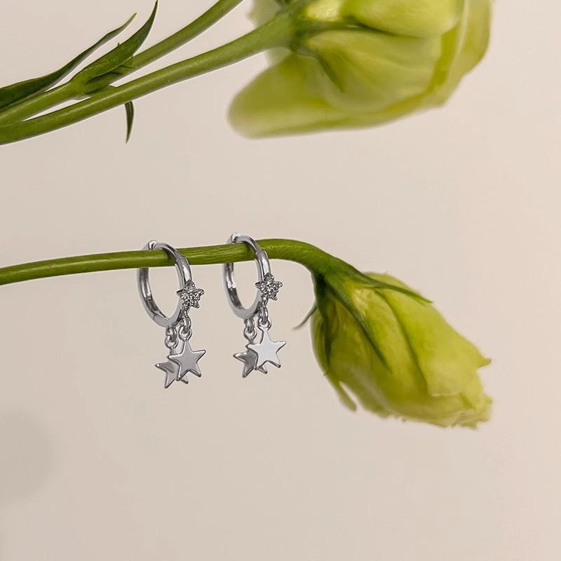 Серьги-кольца из стерлингового серебра 925 пробы: 2025 Современный Нишевый Дизайн - Элегантный и Роскошный для Женщин