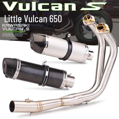 Kawasaki Vulcan 650 Модифицированный Полный Передний Выхлоп из Нержавеющей Стали - Прямая Установка