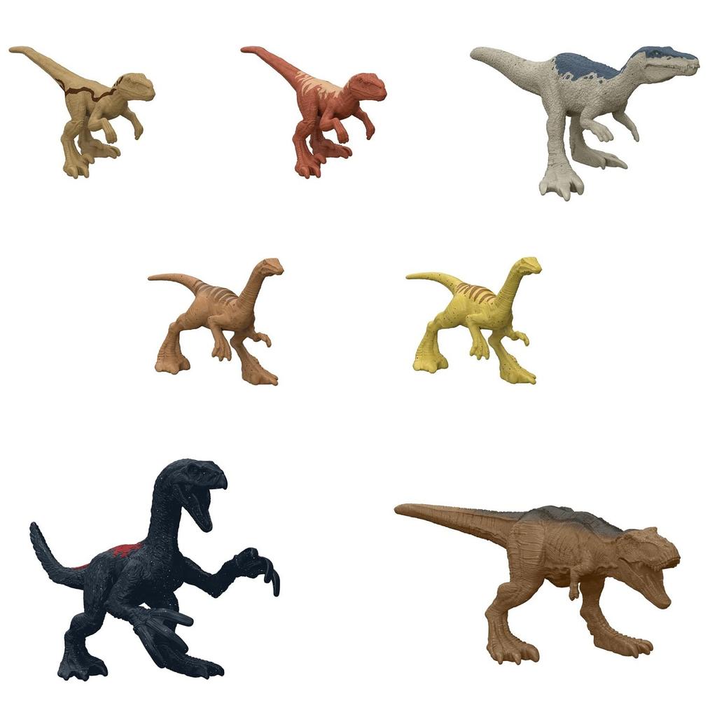 Mattel Набор мини-фигурок Jurassic World New Ruler с футляром для чистки, возрастом от 1 года и HJB15 (МИР ЮРСКОГО ПЕРИОДА) [Игрушка Динозавр] [4 вверх]