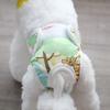 Pet Menstrual Pants Cartoon Print Belly Style Pet Physiological Pants Soft Breathable Dog Diapers Pet Supplies