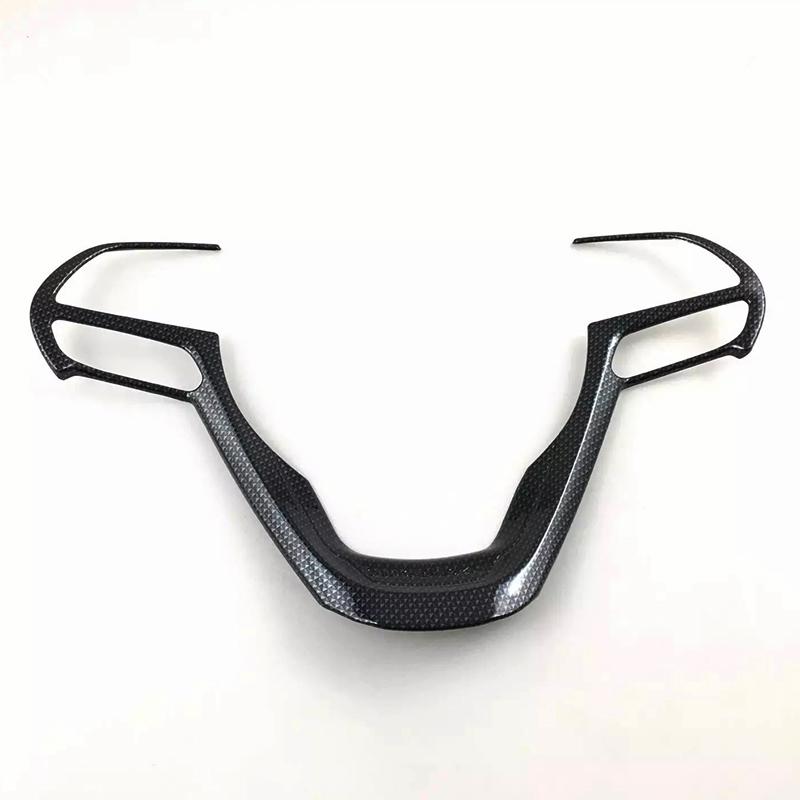 2014 2015 2016 2017 2018 For Jeep Cherokee KL Car Abs Carbon Fibre Steering Wheel Button Frame Panel Cover Trim Car