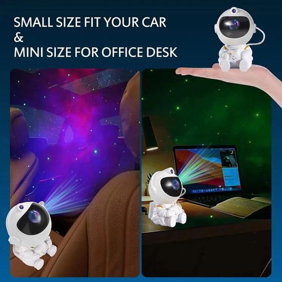 Astronaut Galaxy Projector Night Light –360° Rotating Nebula Star Projector with Remote, Timer Kids’ Bedroom, Home, Gifts, Toys
