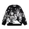Y2K Hip Hop Street Harajuku Winter Hoodie Loose Retro Gothic Sweater Top