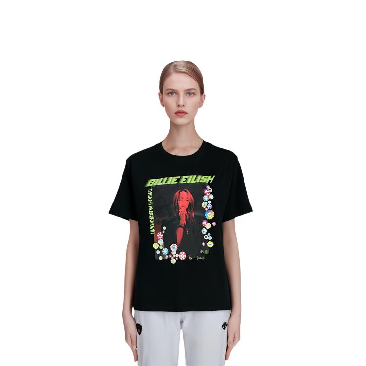 Uniqlo Женская футболка с принтом персонажа, короткий рукав, топ 430599-09