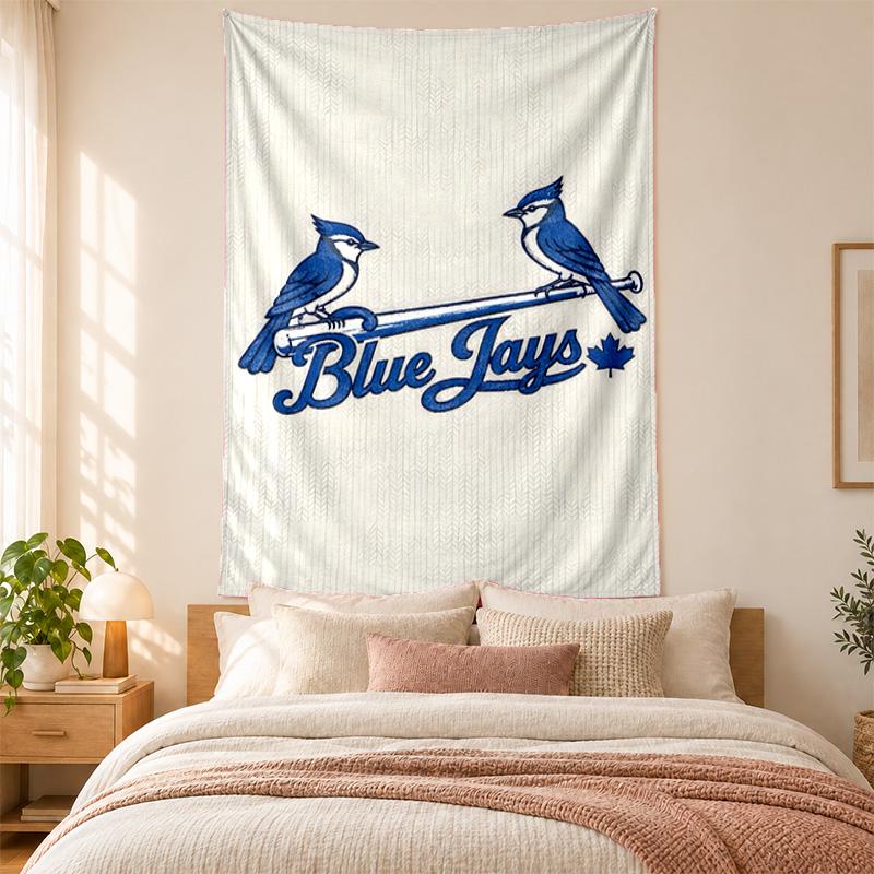 Blue Jays Academy Tapestry highquality for decorating living room bedroom dorm walls ideal as bedroom wallart orholiday gift