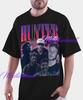 Ретро Футболка с принтом фаната Hunter Metts, Футболка Comfort Colors