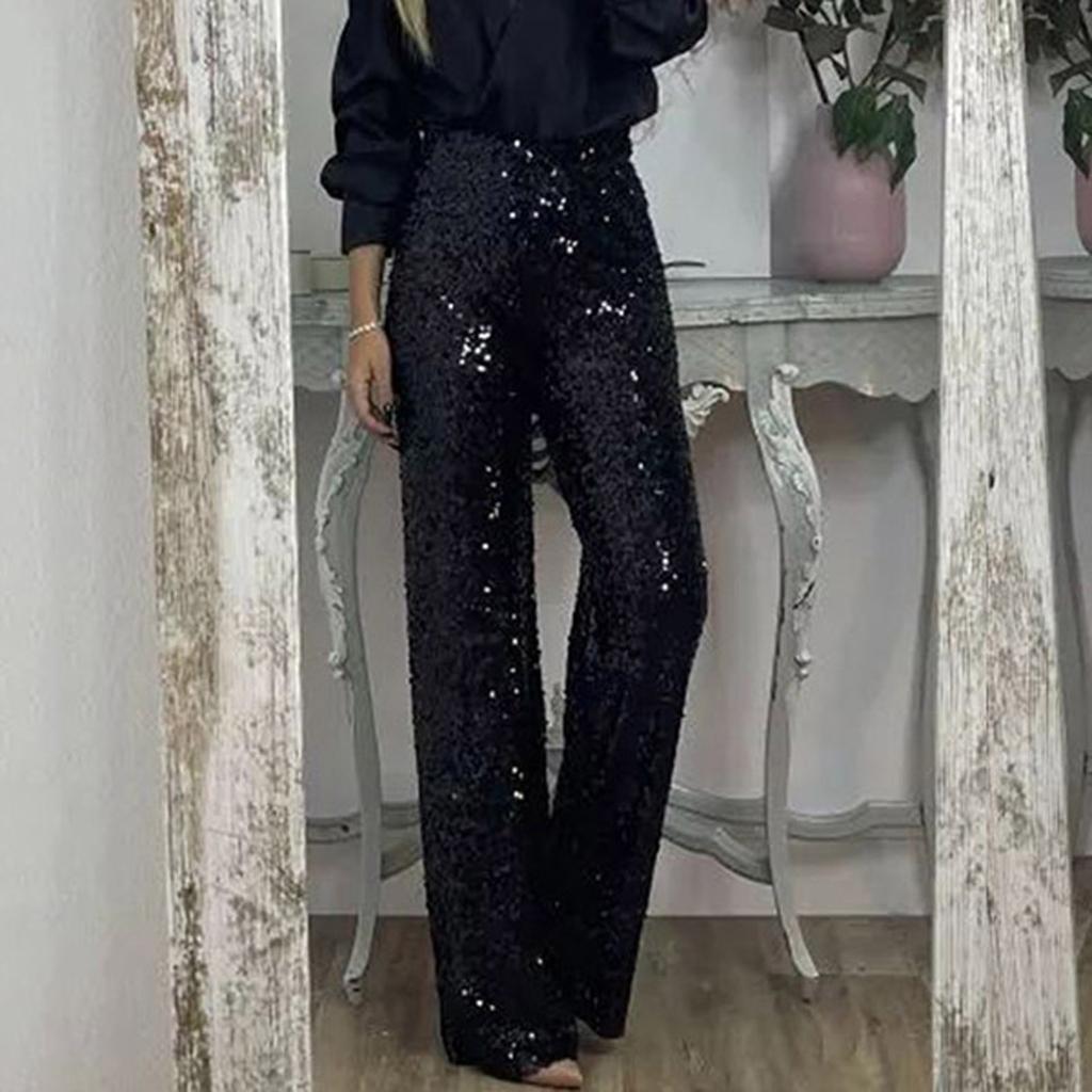 Брюки для женщин, нарядные повседневные брюки с высокой талией, эластичные брюки, модные летние брюки