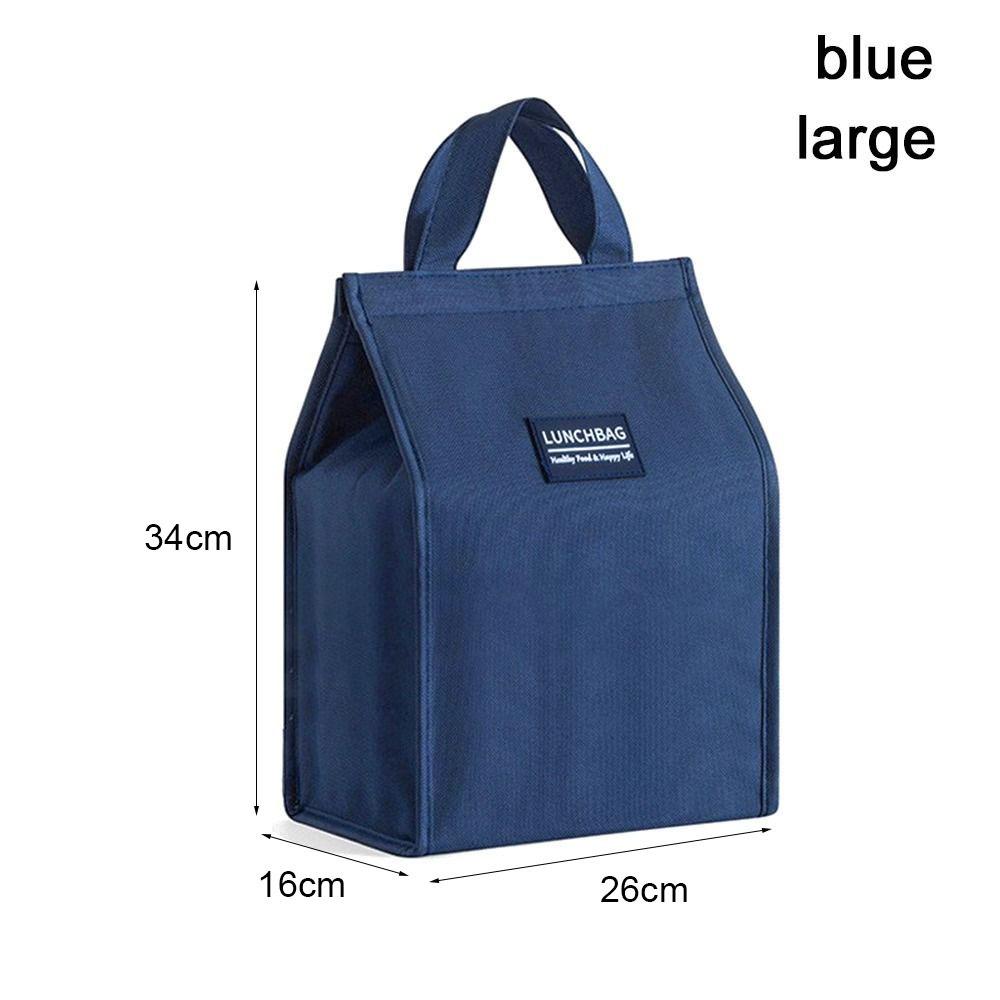 1Pcs New S/M/L Insulated Thermal Bag Waterproof Portable Lunch Box Storage Bag Kid Student