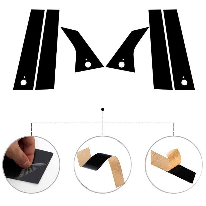 Автомобильные стойки, обшивка двери, окна, наклейки, наклейка для Ford Mustang Mach-E 2021 2022 2023, автостайлинг