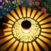 Flower Design Solar Wall Light Iron Light Outdoor Garden Light Solar Wall Lamp  Villa Gate