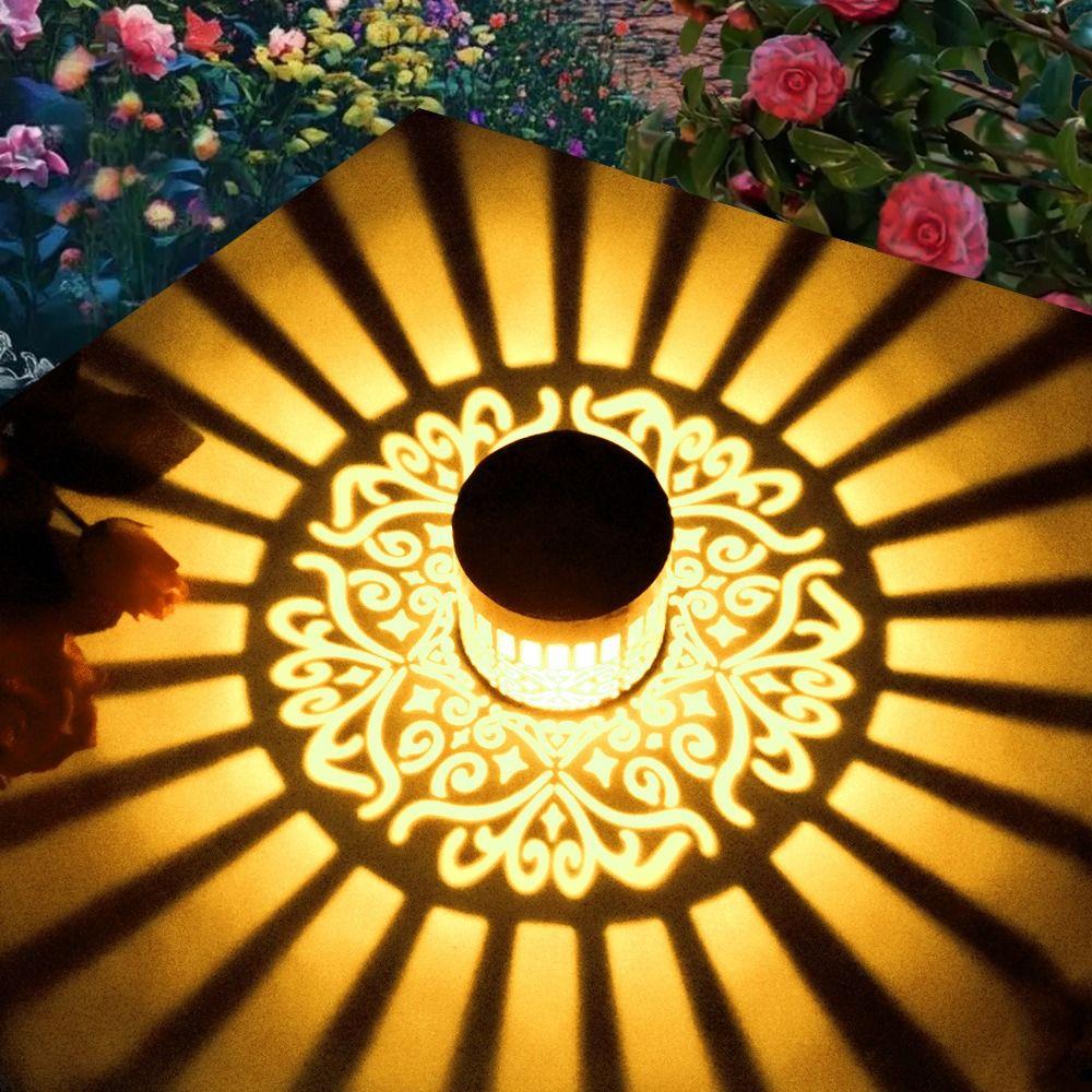 Flower Design Solar Wall Light Iron Light Outdoor Garden Light Solar Wall Lamp  Villa Gate