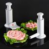Sausage Maker Easy To Clean Make Meatballs Piston Design Useful 2-in-1 Portable Manual Meatball Filling Tool Kitchen Gadget
