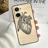 Anatomical Heart Anatomy Case For Realme C67 C55 C53 C51 C35 C33 C31 C30 C25s C21Y GT Neo 5 GT5 9 10 11 12 Pro Plus