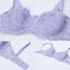 Julexy Big C D E Women Bra Transparent Ultrathin Bralette Plus Size Underwear Lace Brassiere