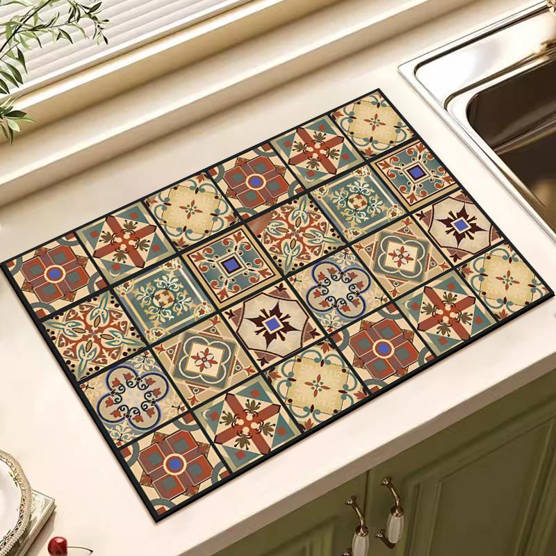 Коврик для сушки посуды Коврик для кухни Впитывающий коврик для сушки посуды Впитывающий коврик для сушки посуды Коврик для кухни Принадлежности для ковров