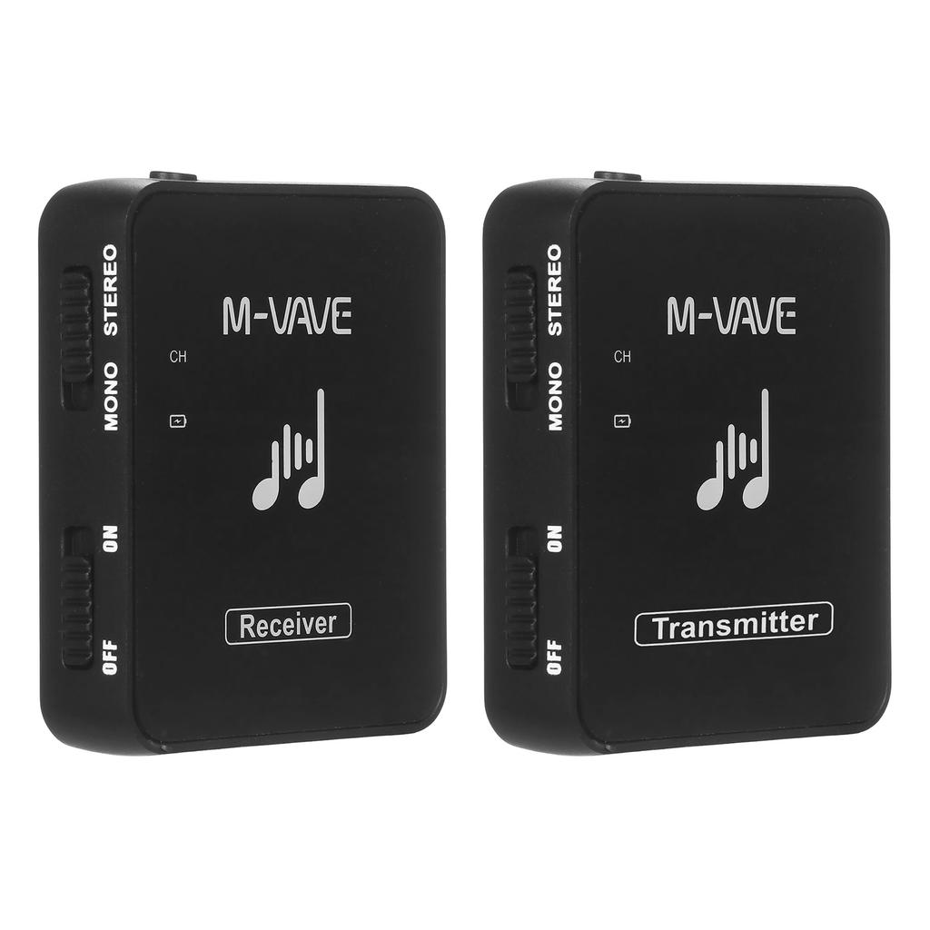 M-VAVE SWS10 2.4GHz Wireless Earphone Monitor Transmission System Rechargeable Transmitter &