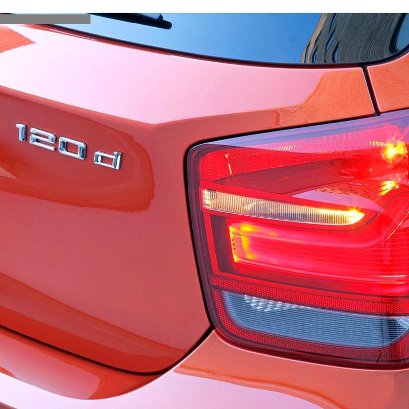Наклейка с эмблемой на багажник автомобиля ABS для BMW 1 серии 116d 118d 120d 125d 130d 135d 140d E81 E82 E87 E88 F20 F21