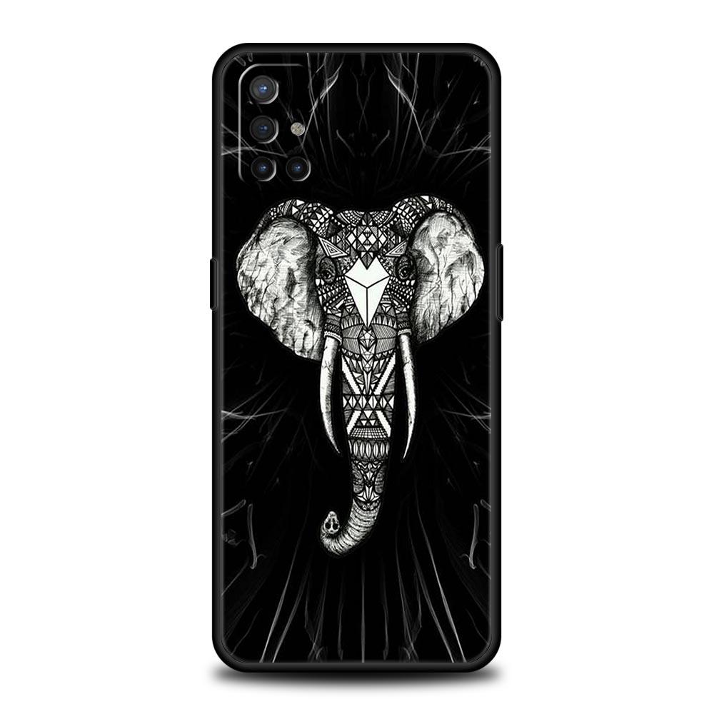 Креативный чехол для телефона Animal Elephant для OnePlus 12 11 10 9 8 7 7T Pro 12R 10R 9RT 9R 8T Nord N100 N200 N10 2T CE 2 5G Мягкий чехол