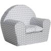 Fauteuil - CREACIONES LLOPIS - Peluche Tissu - Gris - Intérieur - Mixte