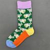 Женские носки унисекс из чесаного хлопка Happy Socks Вишня Клубника