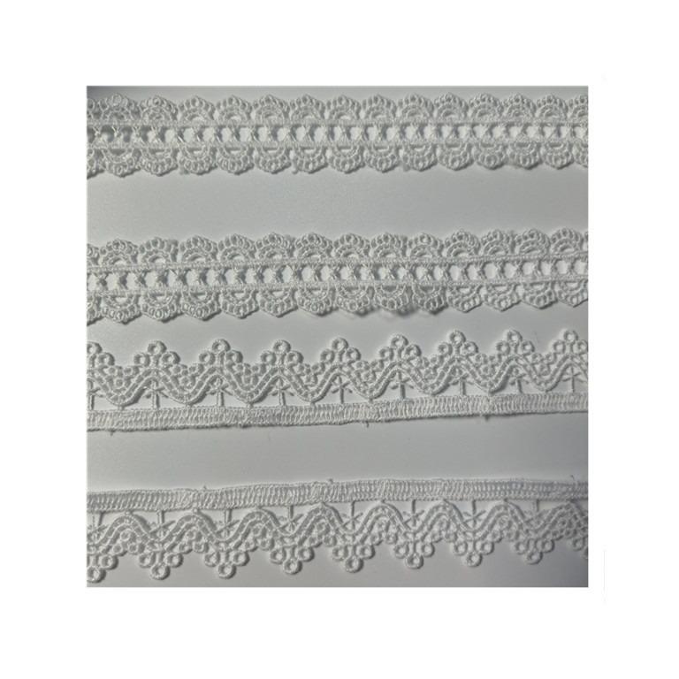 Водорастворимое молочное шелковое кружево для вышивки на подушках, шторах и свадебных платьях