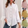 Женские весенне-летние новые рубашки с длинным рукавом, хлопково-льняные рубашки, карканы и другая женская одежда