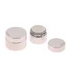 Косметическая баночка 5-50 г для крема для лица, стеклянная бутылочка, серебряная баночка для крема, косметический контейнер, пустая баночка для клея для ногтей, дорожный контейнер для макияжа