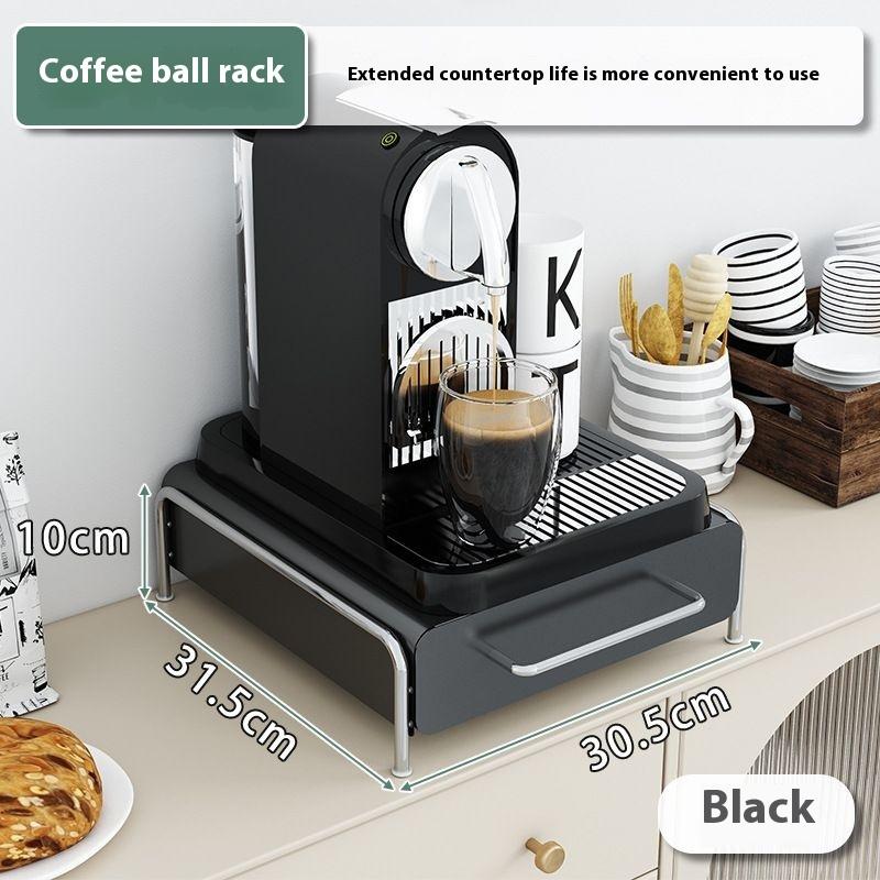 Coffee Capsule Storage Rack Water Bar Coffee Machine Base Drawer Large Capacity Ins Wind Desktop Tea Bags Sorting