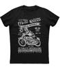 Винтажная классическая футболка Moto Racer Flat Track Motorcyclist, 100% хлопок, с круглым вырезом, летняя повседневная мужская футболка с коротким рукавом, размер S-3XL