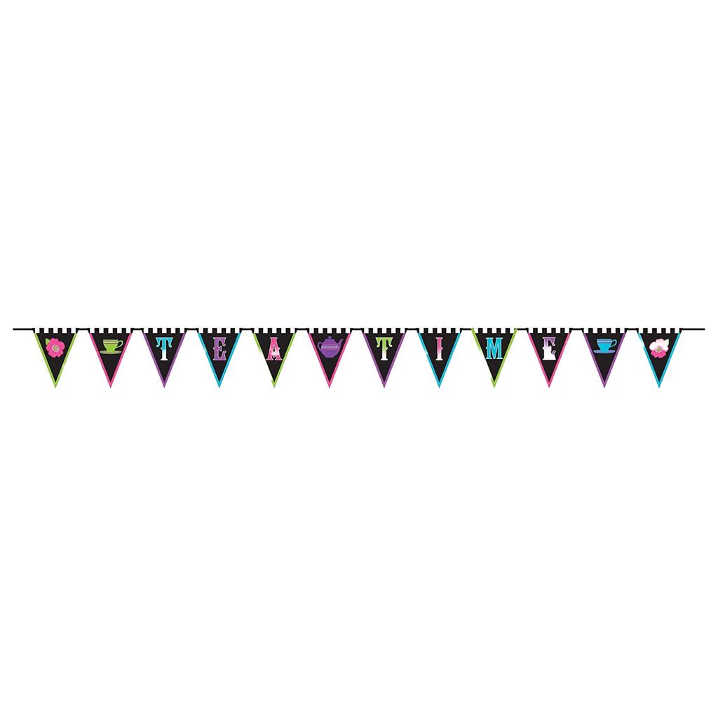 Amscan Pennant Tea Party Banner