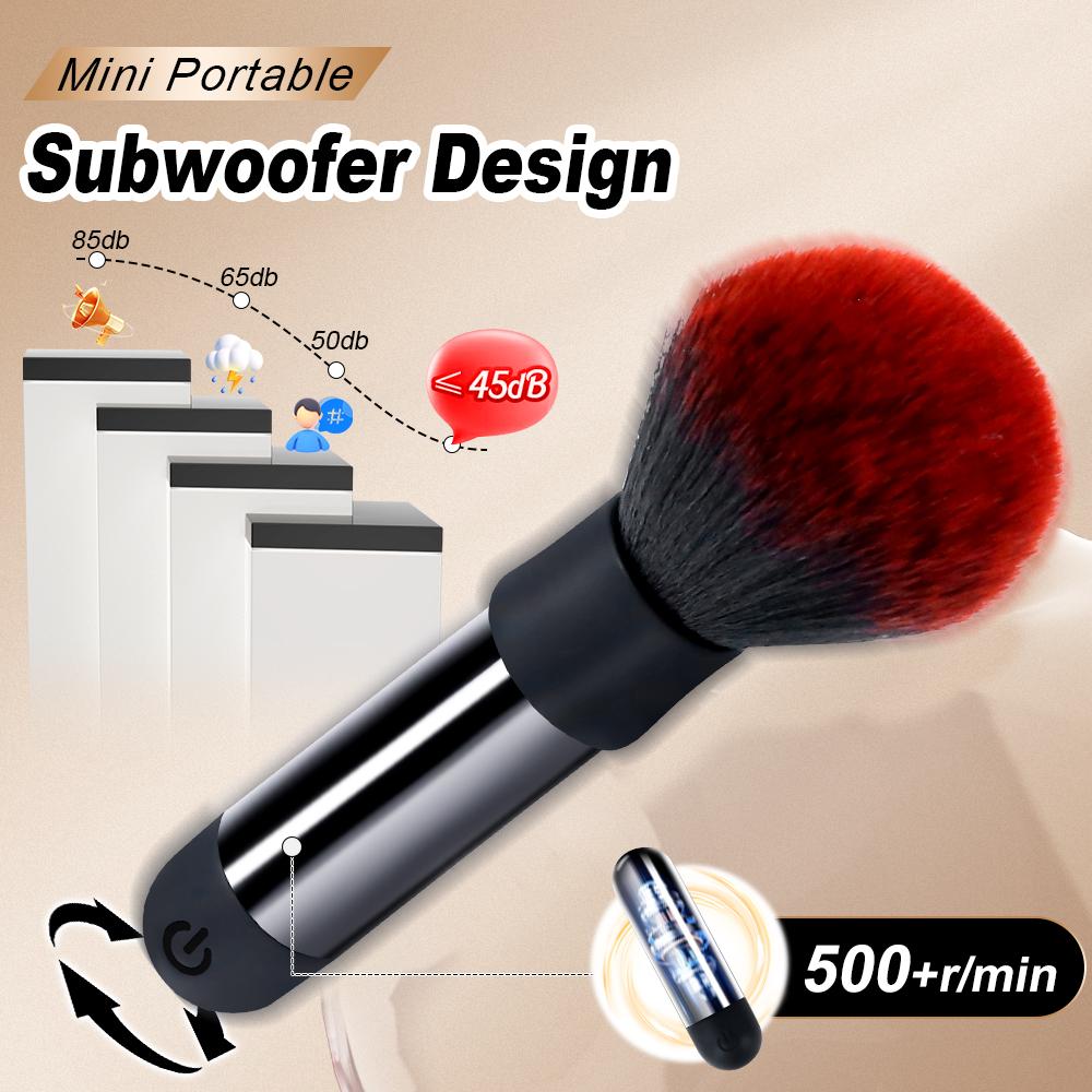 Кисть для макияжа Вибратор G-точки Секс-игрушки Мощный вибрирующий стимулятор оргазма влагалища сосков USB беспроводная зарядка AV-палочка массажер