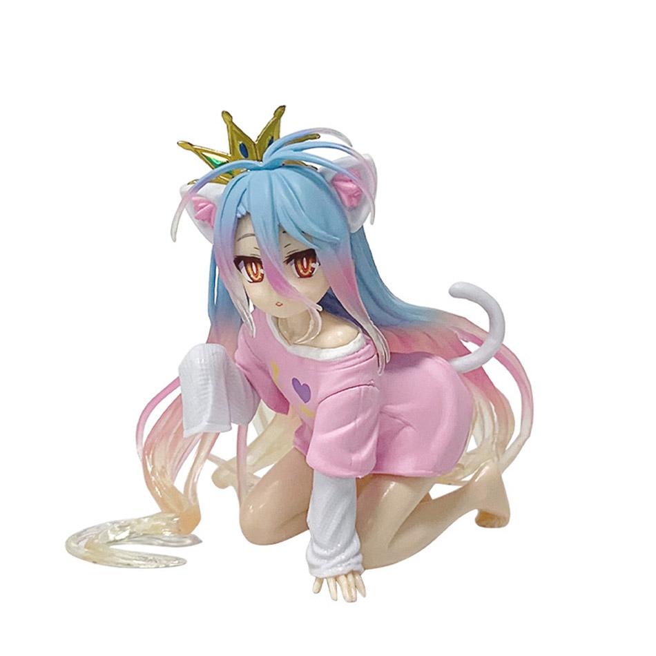 New Style - Anime & Game Character Sister Outfit with Cat Ears, Sexy Collectible Model Toy, Cute Decoration, Fan Collection