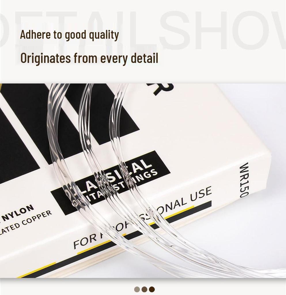 Набор струн для классической гитары Winner WR150/170 из углеродного волокна (6 нейлоновых струн)