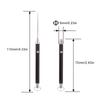 1Pc Edc Titanium Alloy Push-Pull Toothpick Portable Camping Survival Tool