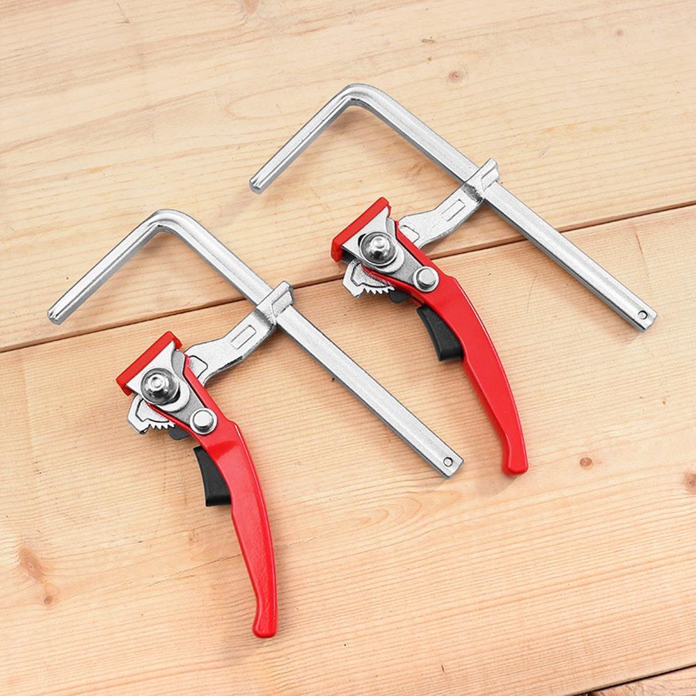 2pcs 530 Lbs Clamping Force Quick Release Clamp Carbon steel Guide Rail Clamp For MFT Table