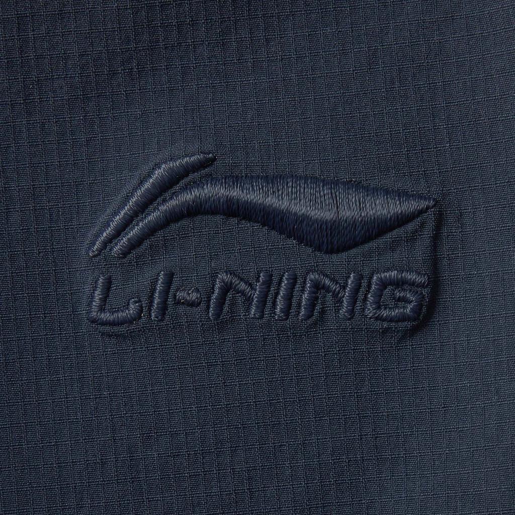 Li Ning Sports Trend Series Solid Color Simple Versatile Comfortable Knitted Sports Pants Men Bottoms Deep-Blue AKXV063-3