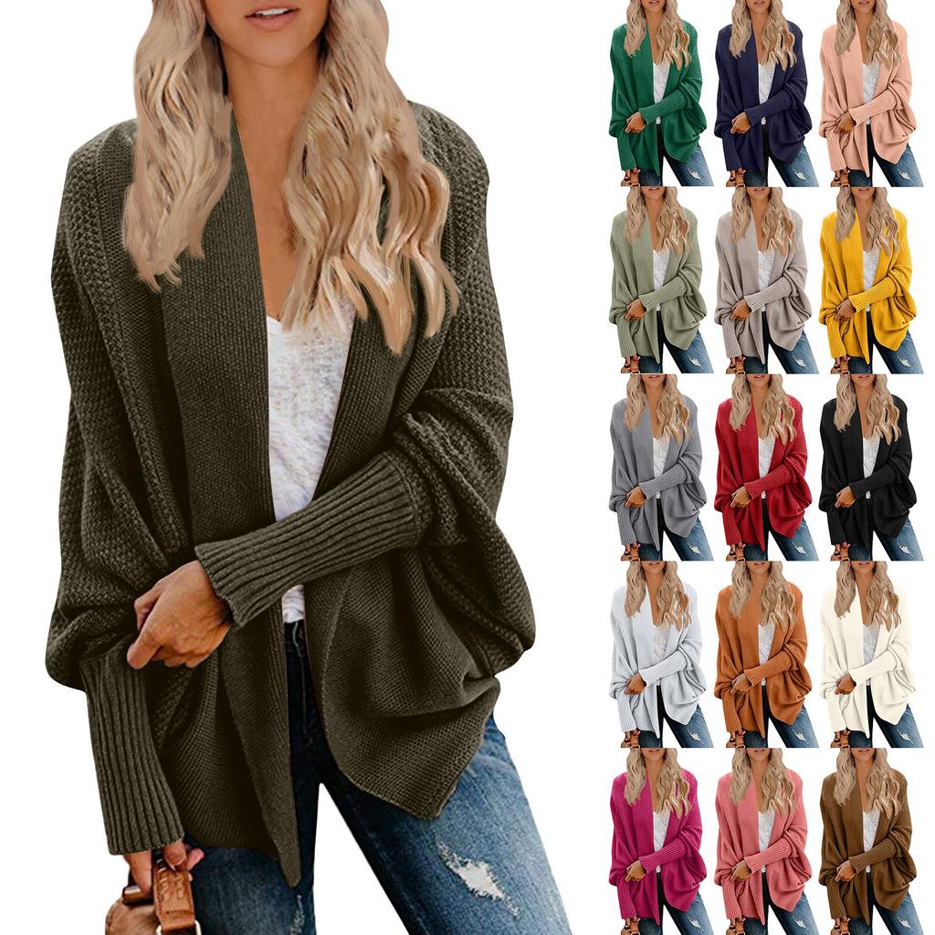 Women's Sweater Cardigan Long Sleeve Large Size Sweater Coat