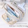 Stationery Storage Pouch Portable Pencil Case Multi-functional School Pencil Storage Bag