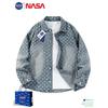 Модная джинсовая куртка в американском ретро-стиле от Nasa для мужчин, новая весенне-осенняя вязаная рубашка-куртка, стильная и крутая для женщин