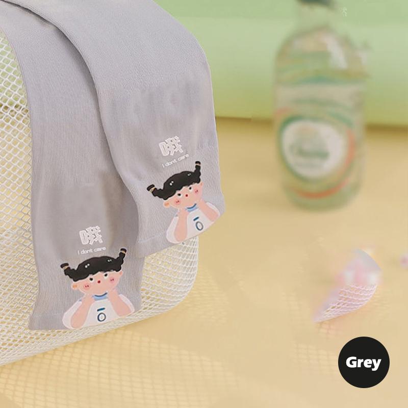 Летний солнцезащитный рукав, многоцветная защита рук для защиты от комаров, езда, мультяшная леди, вождение, ледяной шелк