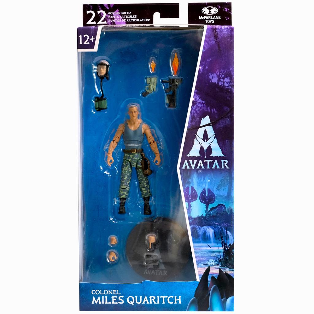 Avatar McFarlane Toys 7 Inch Scale Action Figure Miles Quaritch Movie James Cameron SF RDA Colonel [item]