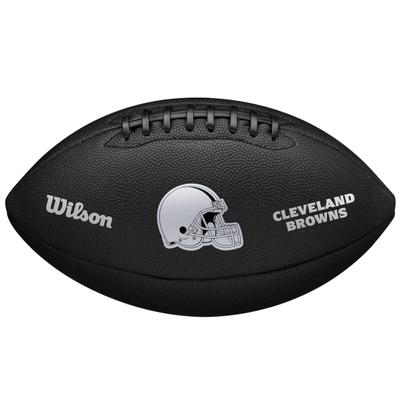 Wilson Металлический мяч NFL Team Premiere Cleveland Browns, Унисекс, черный мяч для американского футбола
