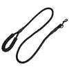Pet Heavy Duty Nylon Leash Reflective Round Rope Suitable for Medium and Large DogsBlack
